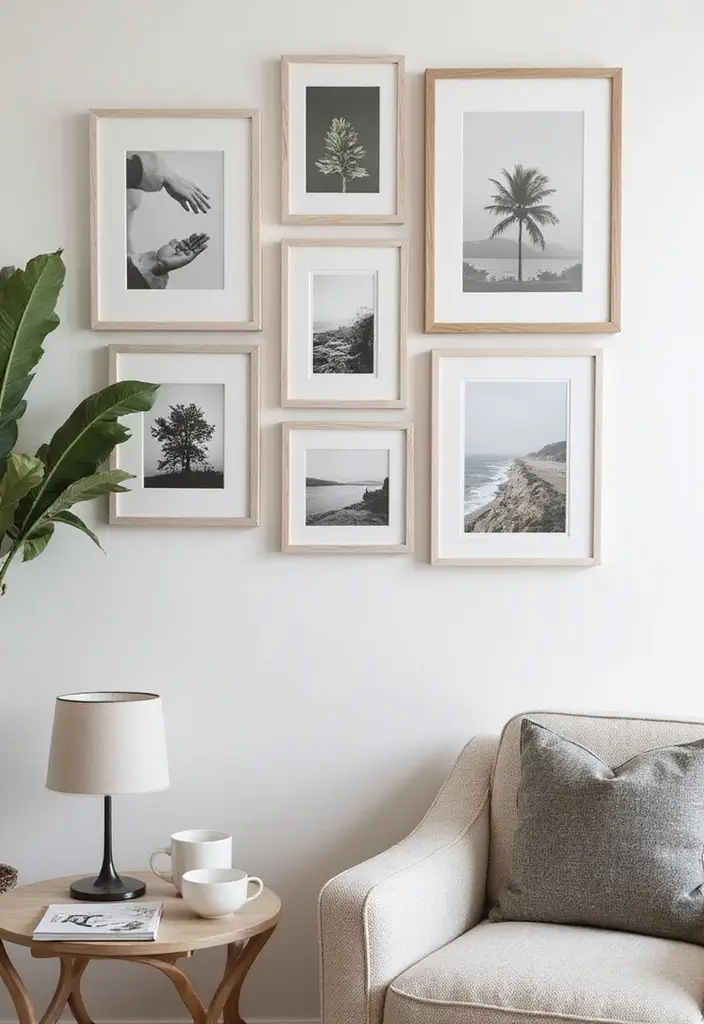 30 Home Decor Ideas on a Budget That Look High-End - 9. Minimalist Frames