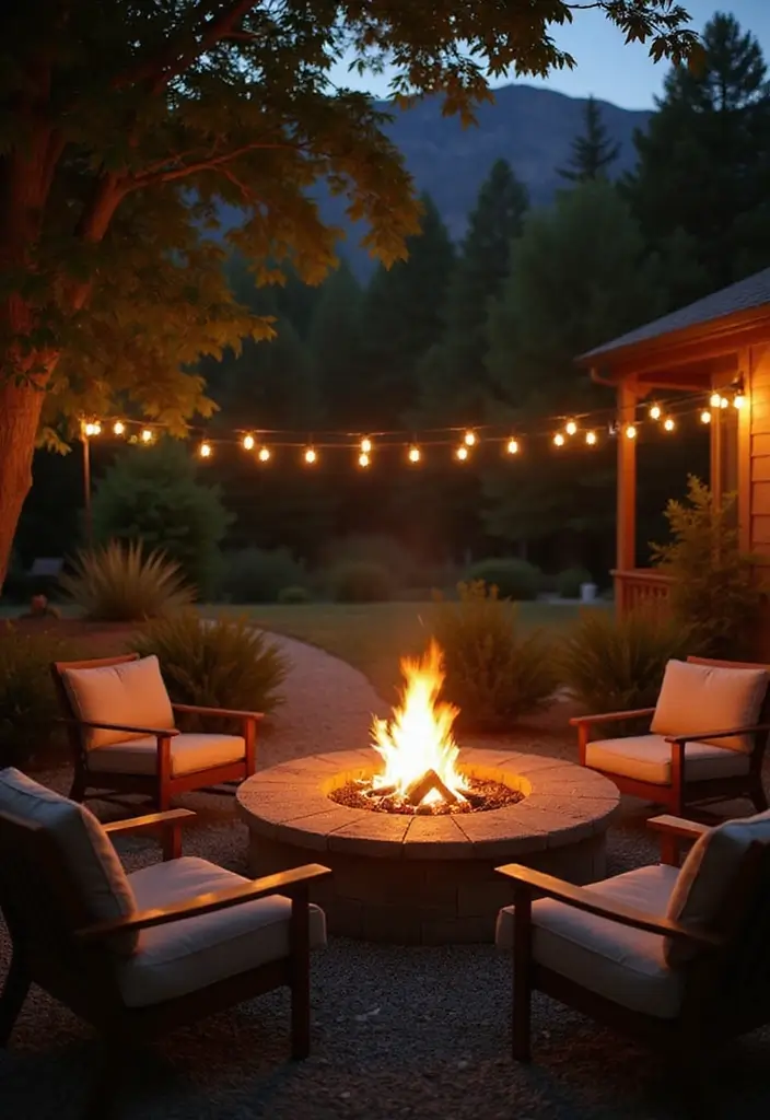 30 Romantic Date Night at Home Decor Ideas for a Cozy Evening - 11. Cozy Fire Pit