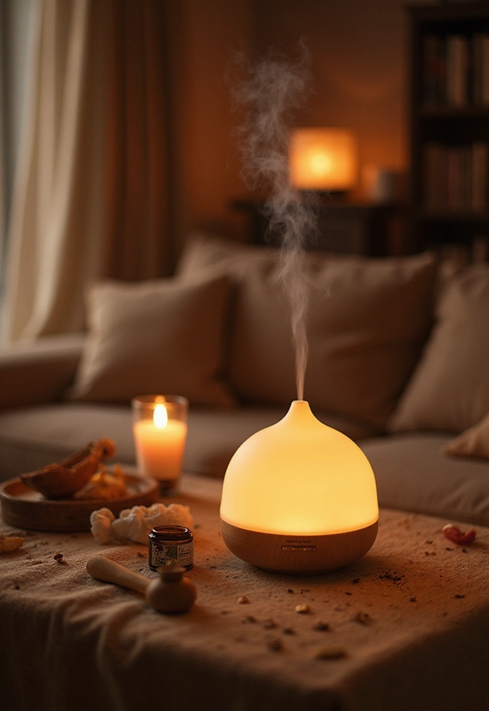 30 Romantic Date Night at Home Decor Ideas for a Cozy Evening - 16. Aromatherapy Diffusers