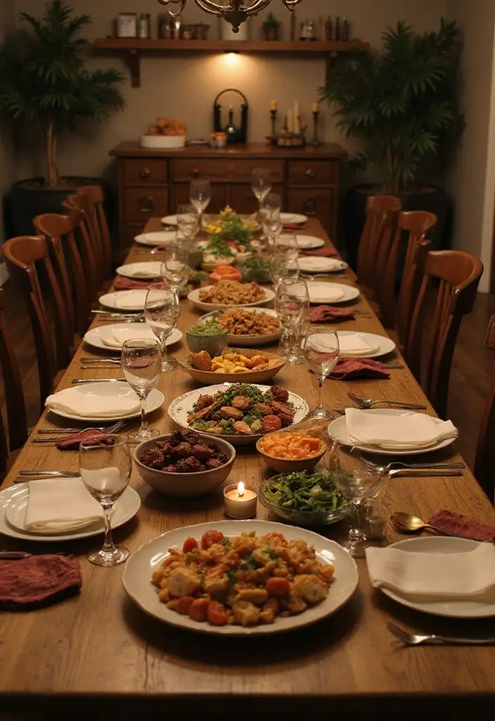 30 Romantic Date Night at Home Decor Ideas for a Cozy Evening - 17. Unique Serving Platters