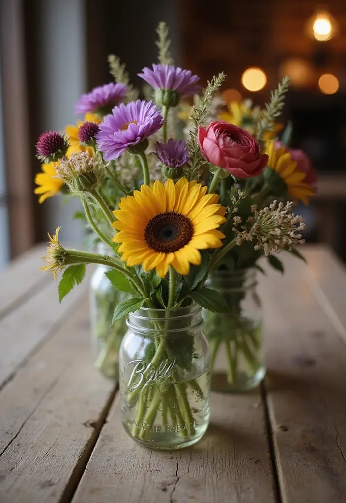 30 Romantic Date Night at Home Decor Ideas for a Cozy Evening - 2. Floral Centerpieces