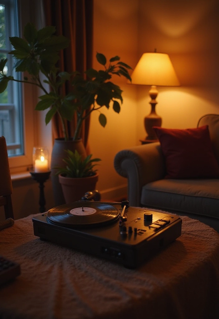 30 Romantic Date Night at Home Decor Ideas for a Cozy Evening - 23. Personalized Playlist of Memories