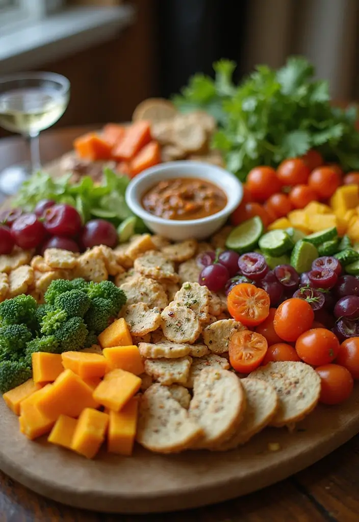 30 Romantic Date Night at Home Decor Ideas for a Cozy Evening - 25. Plant-Based Snacks