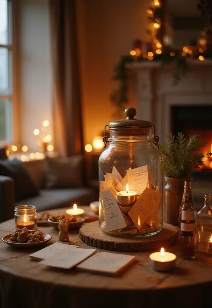 30 Romantic Date Night at Home Decor Ideas for a Cozy Evening - 28. Memory Jar