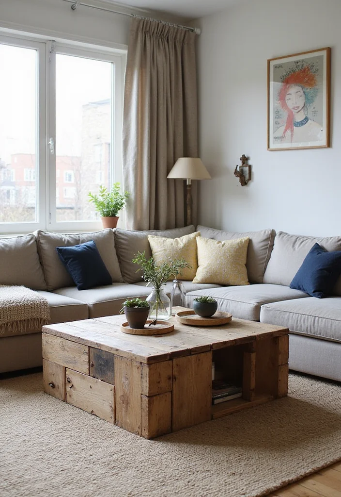 Art Pieces for Home Decor: A Curated Guide with 19 Artistic Interior Inspirations - 19. Artful Upcycled Furniture