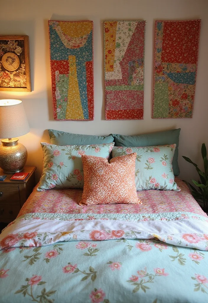 Art Pieces for Home Decor: A Curated Guide with 19 Artistic Interior Inspirations - 2. Upcycled Fabric Wall Hangings