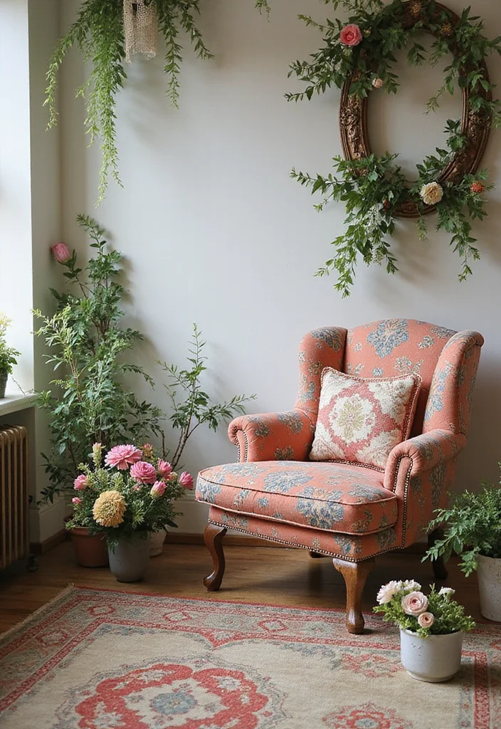 Artificial Flowers Decoration Home Decor: A Blooming Guide with 20 Lively Styling Inspirations - 15. Revamping Old Spaces