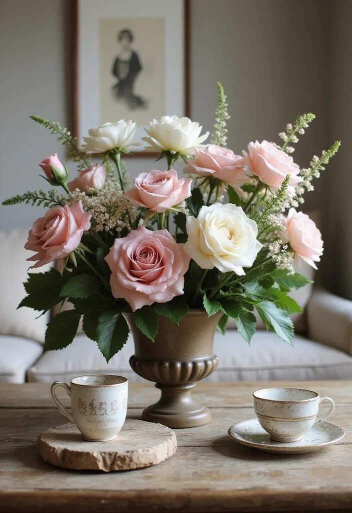 Artificial Flowers Decoration Home Decor: A Blooming Guide with 20 Lively Styling Inspirations - 20. Timeless Floral Arrangements