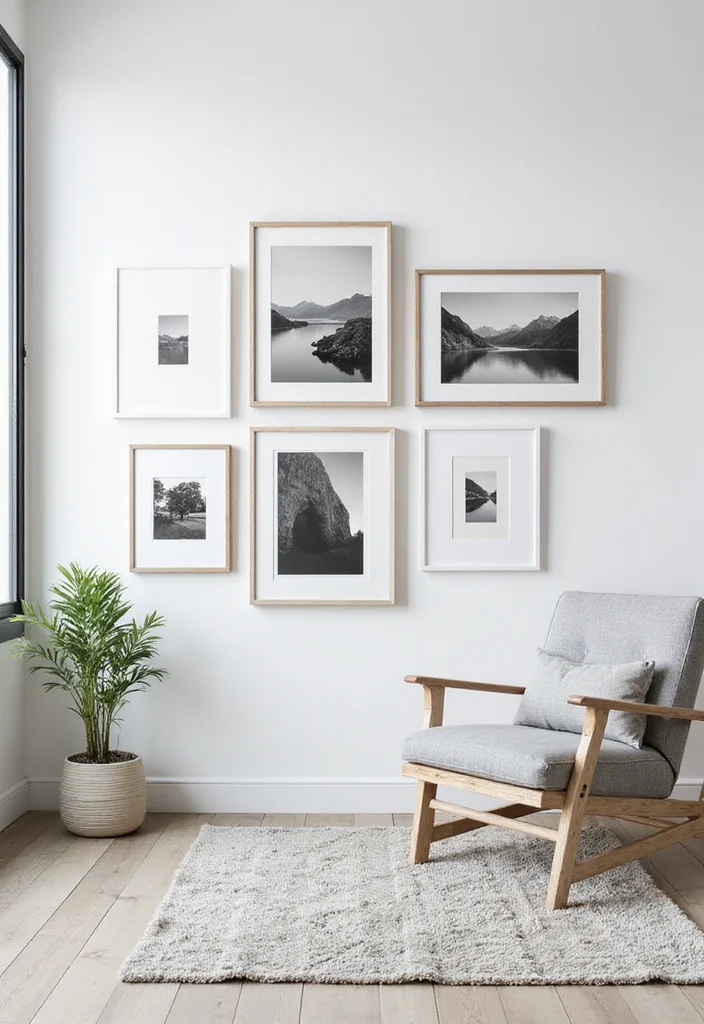 Black and White Home Decor: A Modern Guide with 18 Sleek Monochrome Inspirations - 5. Artistic Black and White Prints