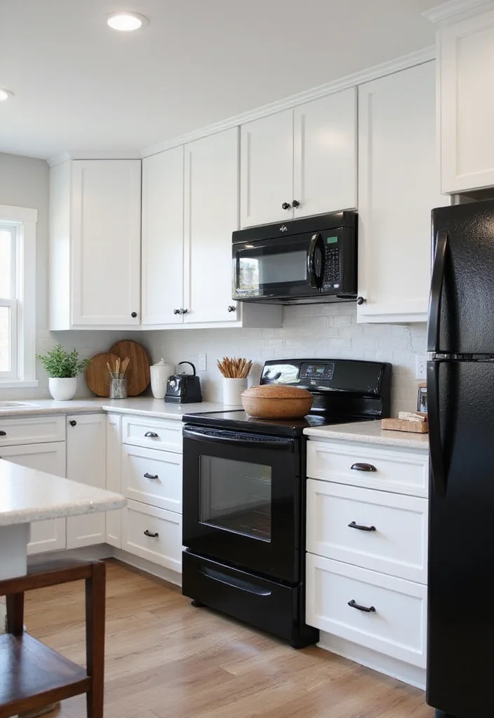 Black and White Home Decor: A Modern Guide with 18 Sleek Monochrome Inspirations - 6. Monochrome Kitchen Essentials