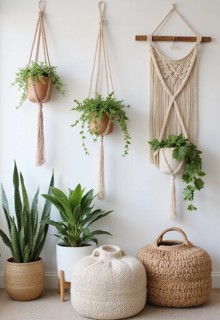 Boho Decor Ideas for the Home: A Free-Spirited Guide with 18 Warm & Whimsical Inspirations - 7. Macramé Everything