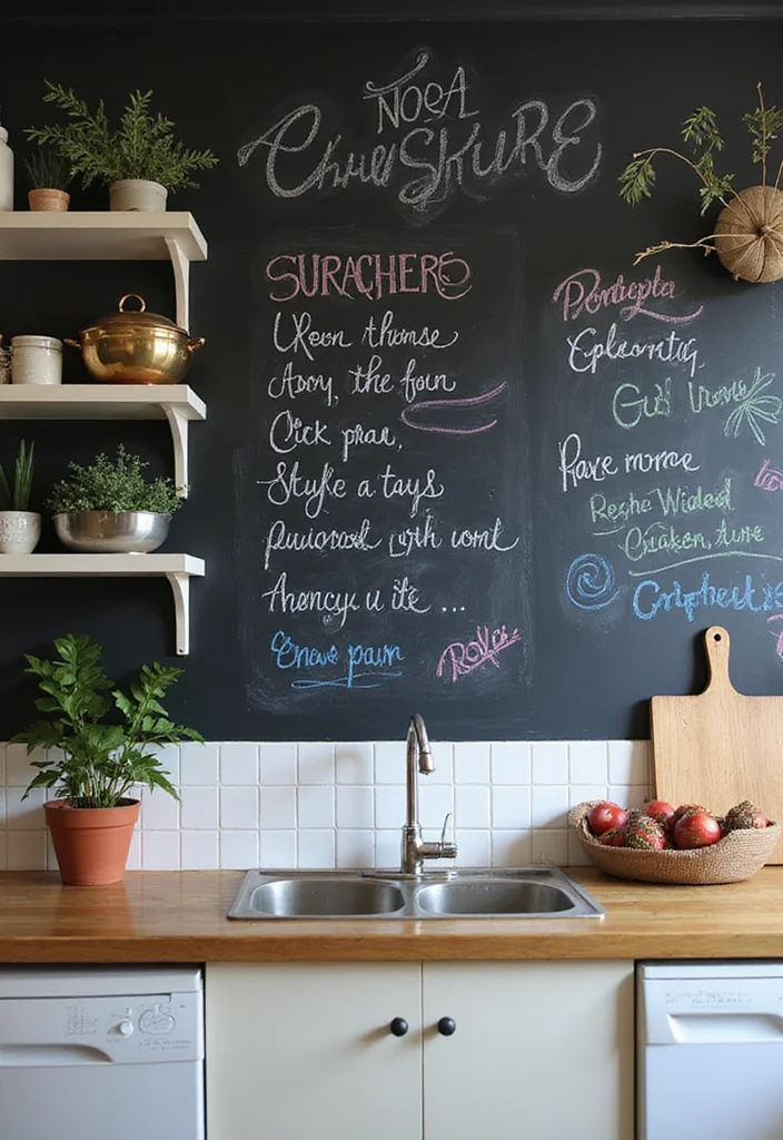 Cheap DIY Home Decor Easy Creative: A Savvy Guide with 17 Simple Crafting Inspirations - 15. Chalkboard Paint Projects