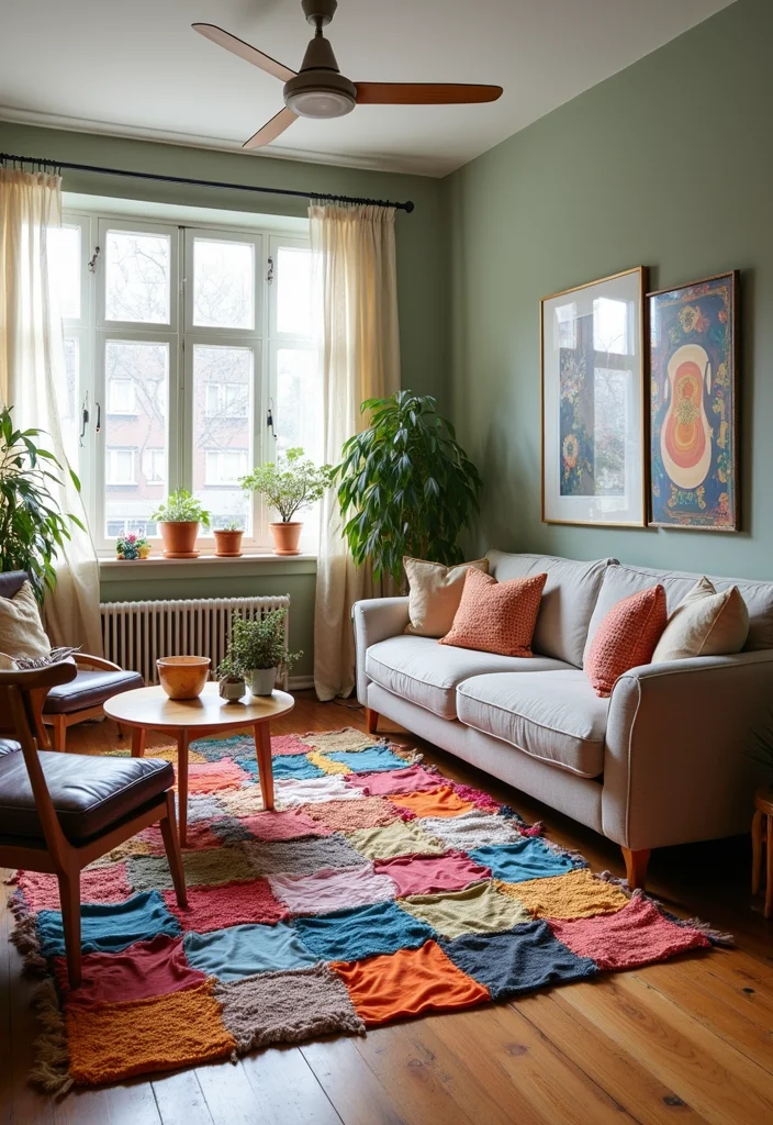 Cheap DIY Home Decor Easy Creative: A Savvy Guide with 17 Simple Crafting Inspirations - 16. Recycled T-shirt Rug