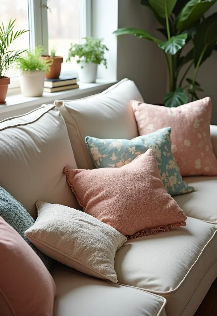 Cheap DIY Home Decor Easy Creative: A Savvy Guide with 17 Simple Crafting Inspirations - 7. Customized Throw Pillows