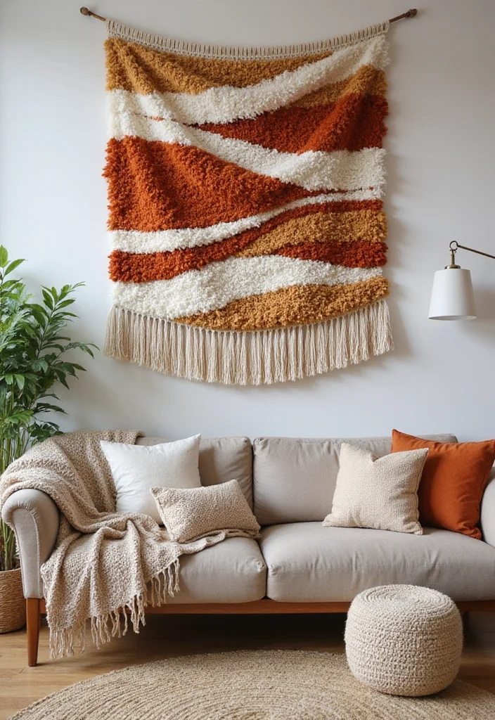 Crafts for Adults Home Decor: A Stylish Guide with 20 Sophisticated DIY Inspirations - 11. Woven Wall Hanging