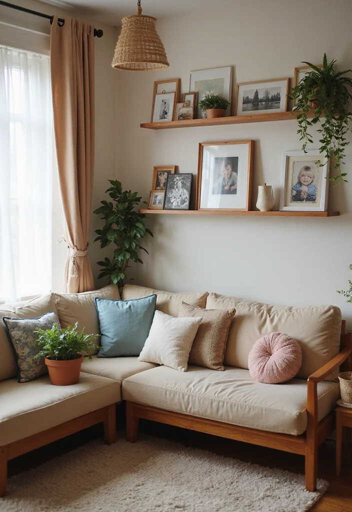 Cute Home Decor Ideas Living Room: A Delightful Guide with 18 Cozy & Charming Inspirations - 10. Personal Touches