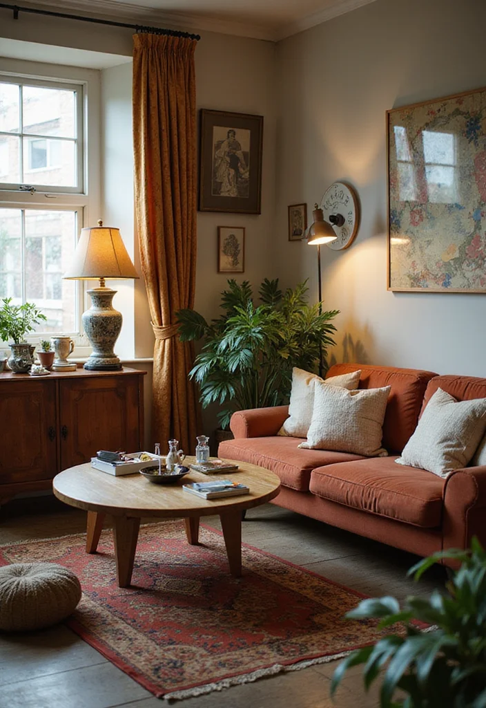 Cute Home Decor Ideas Living Room: A Delightful Guide with 18 Cozy & Charming Inspirations - 5. Vintage Finds