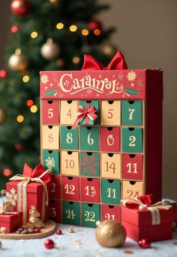DIY Christmas Decorations for Home Decor: A Festive Guide with 20 Cozy Holiday Inspirations - 12. DIY Advent Calendar