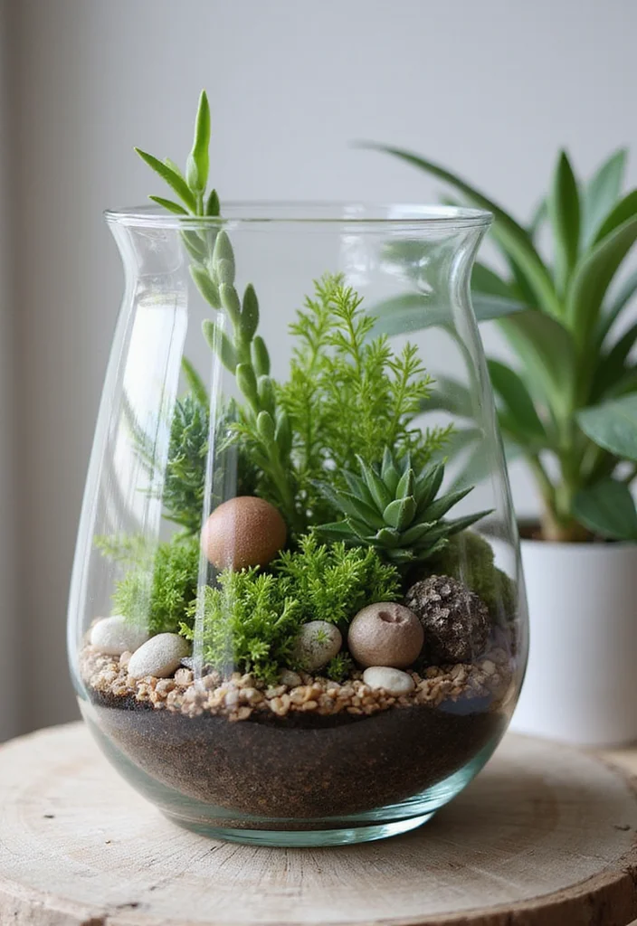 DIY Crafts for Home Decor: A Creative Guide with 17 Easy Handmade Inspirations - 16. Terrarium Creations