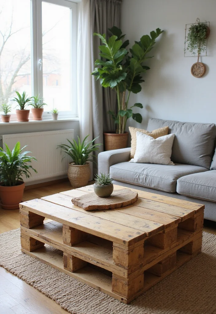 DIY Crafts for Home Decor: A Creative Guide with 17 Easy Handmade Inspirations - 3. Wooden Pallet Furniture