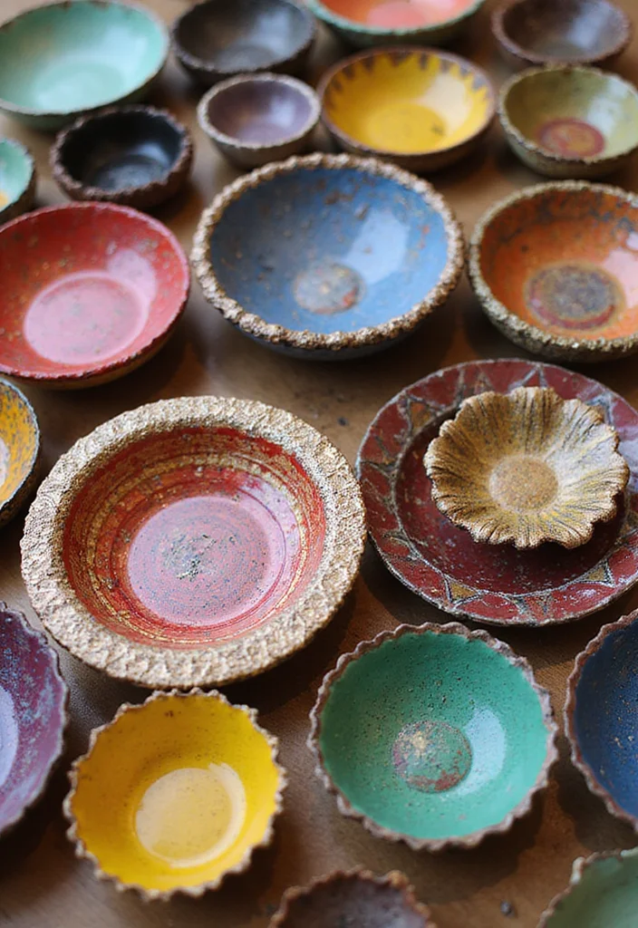 DIY Creative Crafts Home Decor: A Handmade Guide with 17 Charming Craft Inspirations - 14. Paper Mache Decorative Bowls