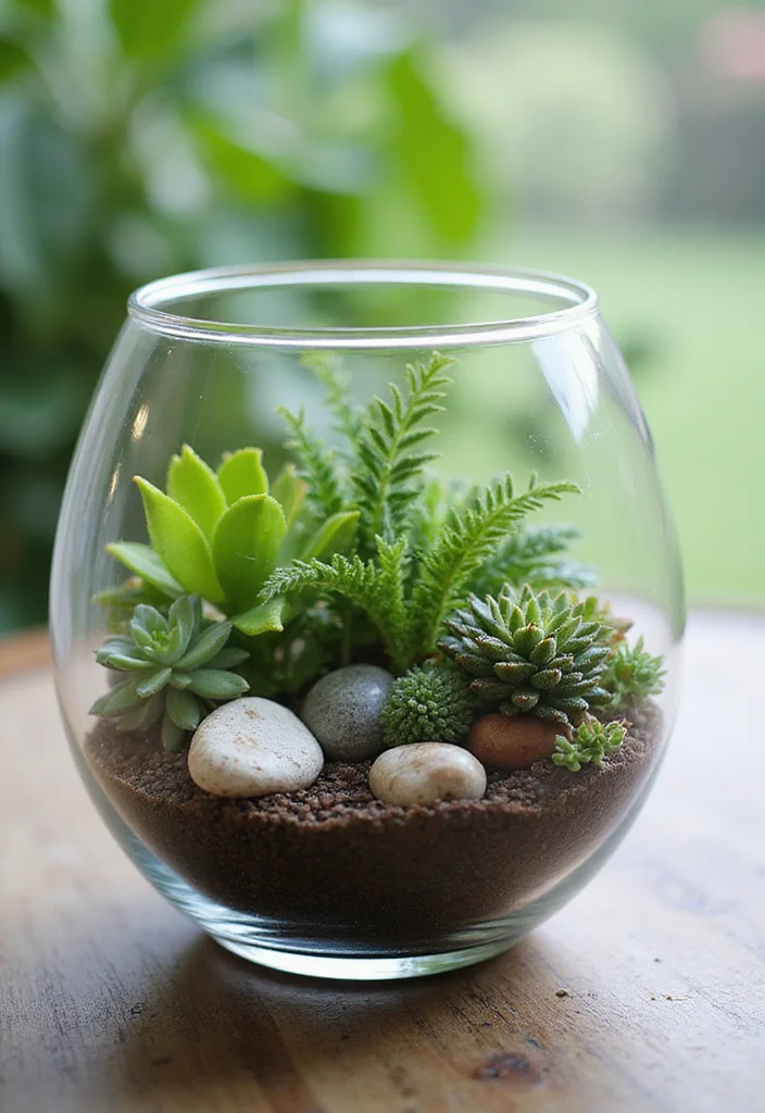 DIY Creative Crafts Home Decor: A Handmade Guide with 17 Charming Craft Inspirations - 3. Eco-Friendly Terrariums