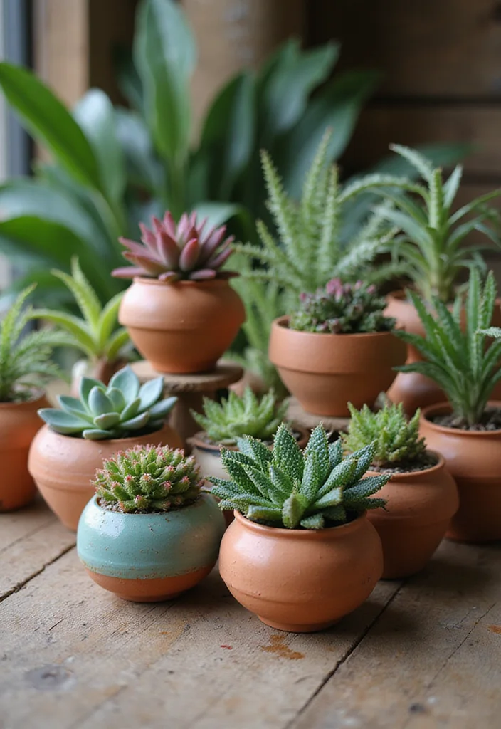 DIY Creative Crafts Home Decor: A Handmade Guide with 17 Charming Craft Inspirations - 4. Handmade Clay Pot Planters