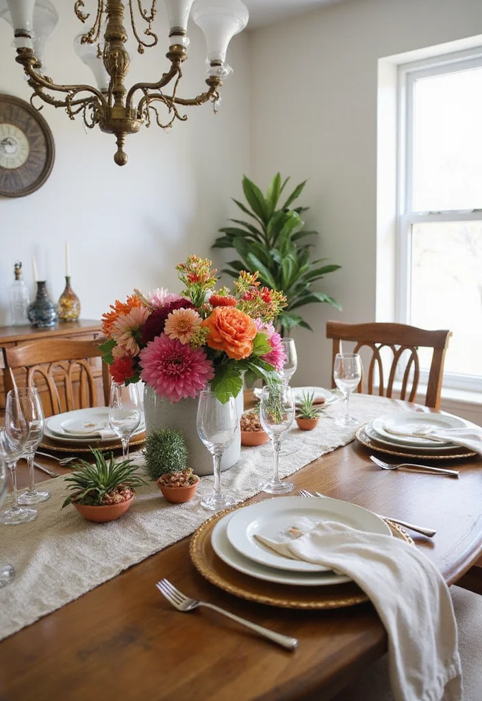 DIY Home Decor Dollar Store: A Creative Guide with 17 Budget-Friendly Craft Inspirations - 11. Beautiful Table Centerpieces