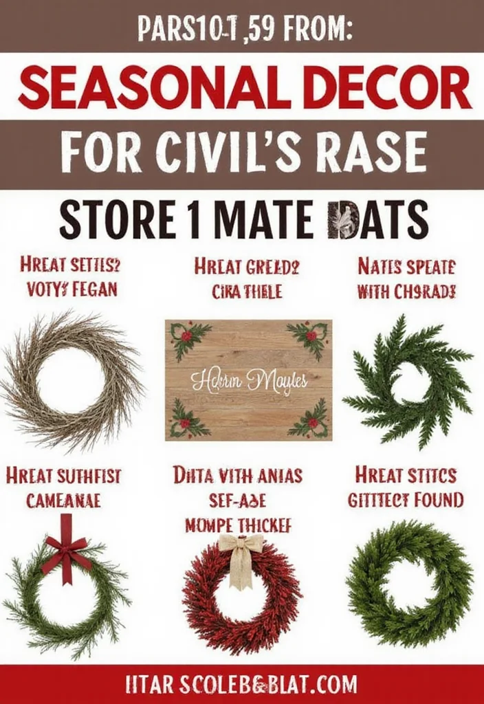 DIY Home Decor Dollar Store: A Creative Guide with 17 Budget-Friendly Craft Inspirations - 15. Seasonal Decor