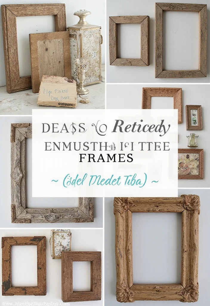 DIY Home Decor Dollar Store: A Creative Guide with 17 Budget-Friendly Craft Inspirations - 2. Rustic Photo Frames