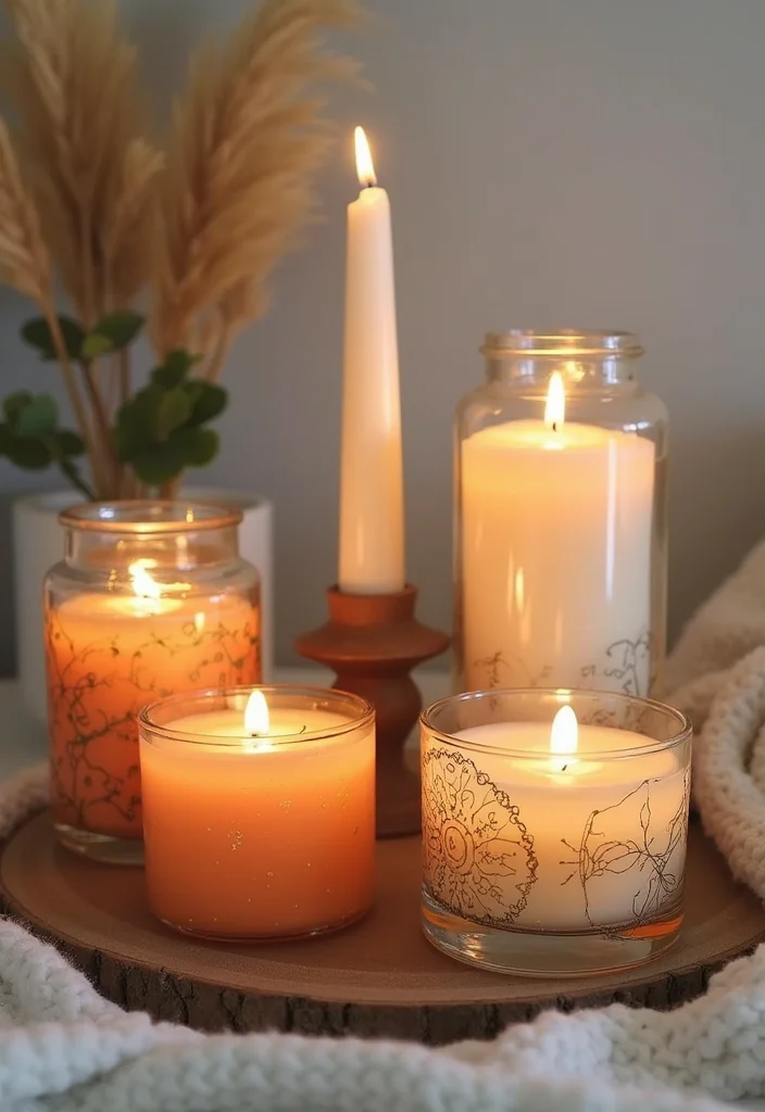 DIY Home Decor Dollar Store: A Creative Guide with 17 Budget-Friendly Craft Inspirations - 4. Stylish Candle Holders