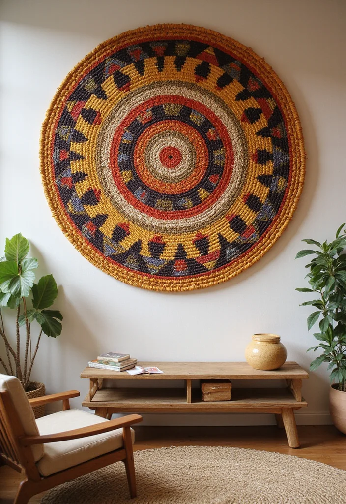 DIY Home Decor Easy Creative: A Simple Guide with 20 Beginner-Friendly Craft Inspirations - 13. DIY Woven Wall Art