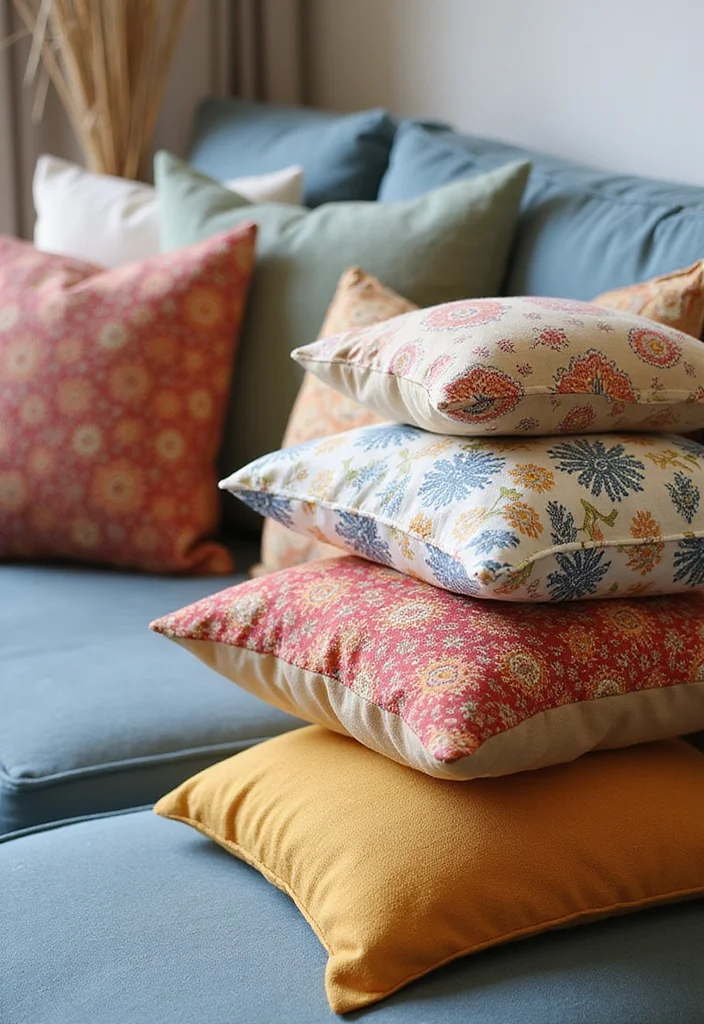 DIY Home Decor Easy Creative: A Simple Guide with 20 Beginner-Friendly Craft Inspirations - 16. Decorative Pillows from Old Clothes