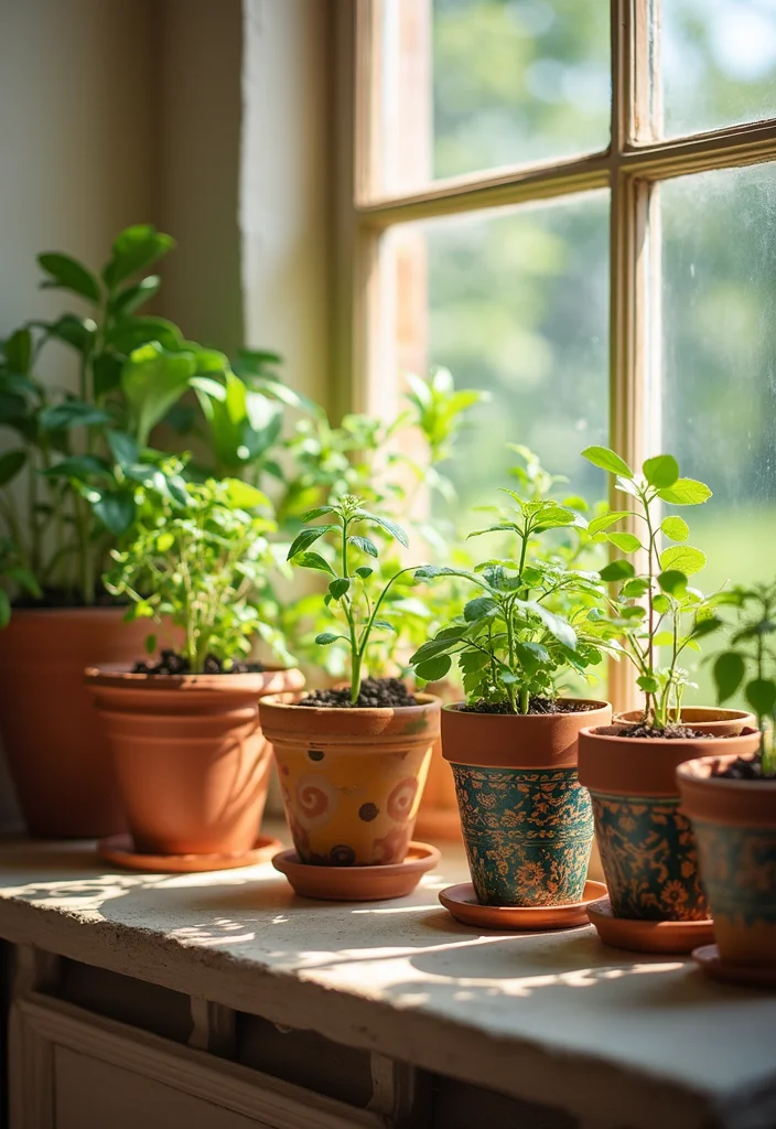 DIY Home Decor Easy Creative: A Simple Guide with 20 Beginner-Friendly Craft Inspirations - 4. Painted Terracotta Pots