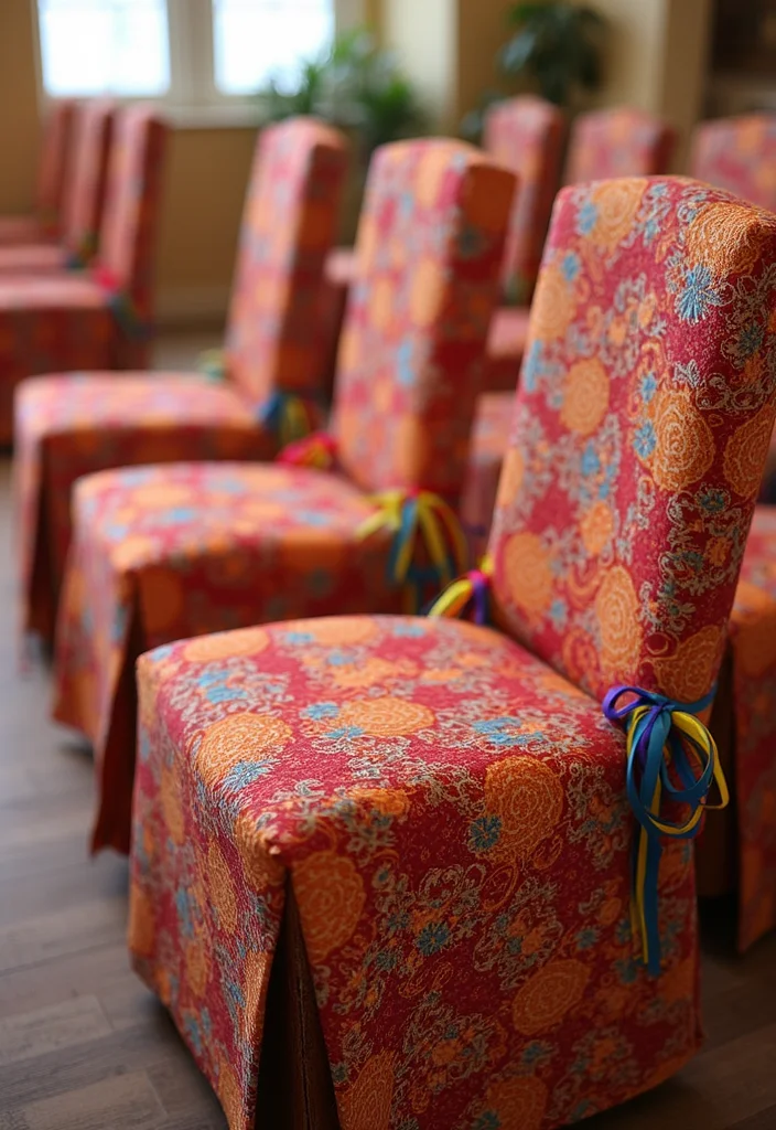 DIY Mehendi Decor Ideas at Home: A Traditional Guide with 19 Colorful Celebration Inspirations - 12. Mehendi Themed Chair Decor