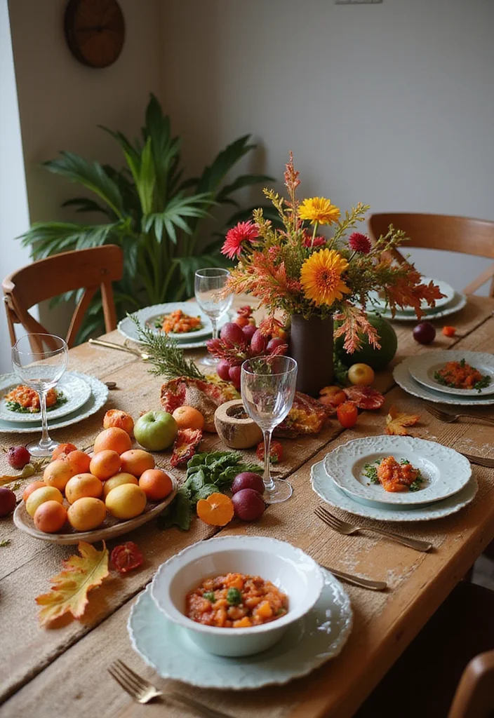 Dining Table Decor Indian Home: A Cultural Guide with 20 Elegant Dining Inspirations - 13. Seasonal Decor Themes