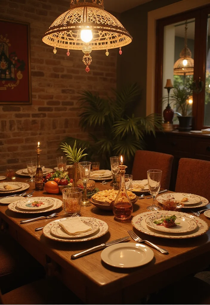 Dining Table Decor Indian Home: A Cultural Guide with 20 Elegant Dining Inspirations - 16. Themed Dinner Nights