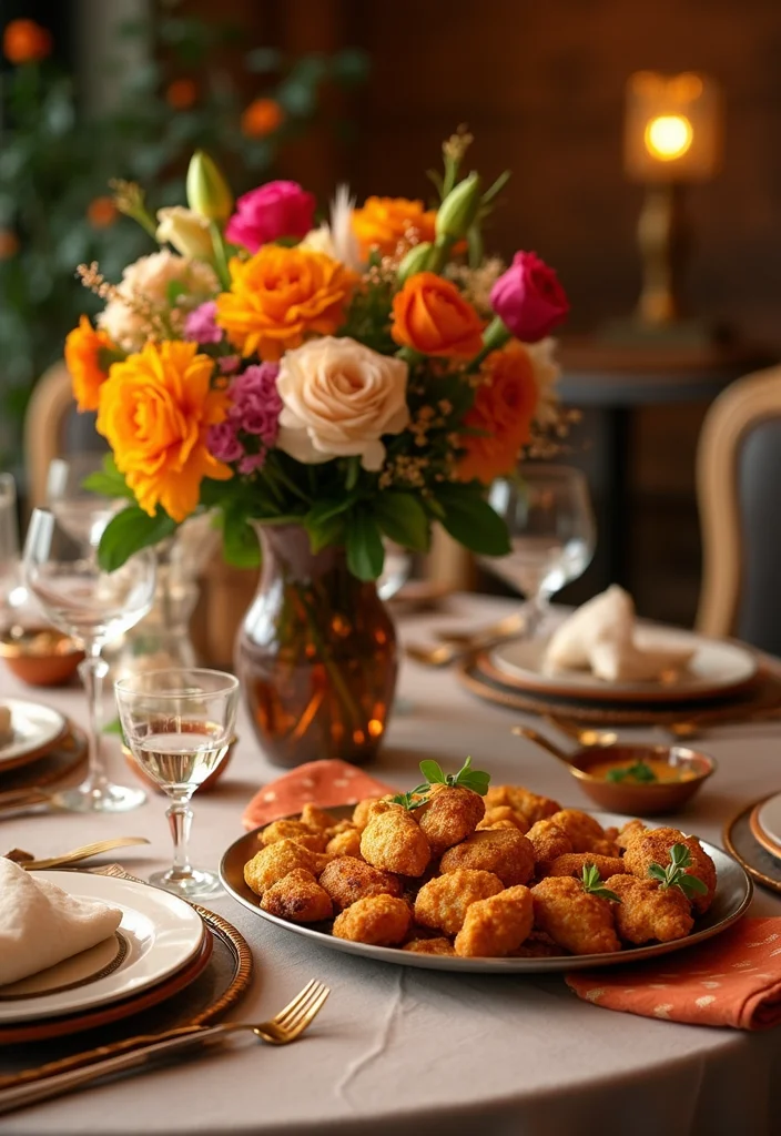 Dining Table Decor Indian Home: A Cultural Guide with 20 Elegant Dining Inspirations - 4. Festive Centerpieces