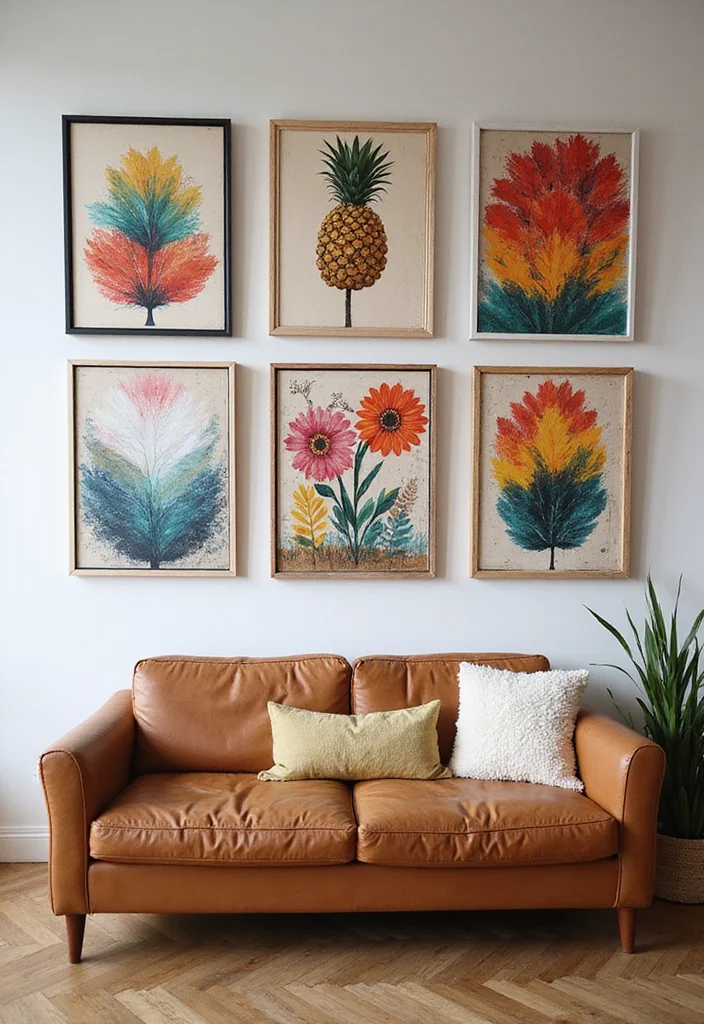 Dollar Tree DIY Home Decor: A Budget-Smart Guide with 19 Simple Crafting Inspirations - 2. Stylish Wall Art