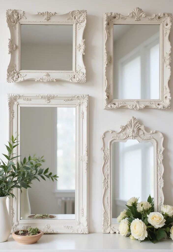 Dollar Tree DIY Home Decor: A Budget-Smart Guide with 19 Simple Crafting Inspirations - 4. Framed Mirrors