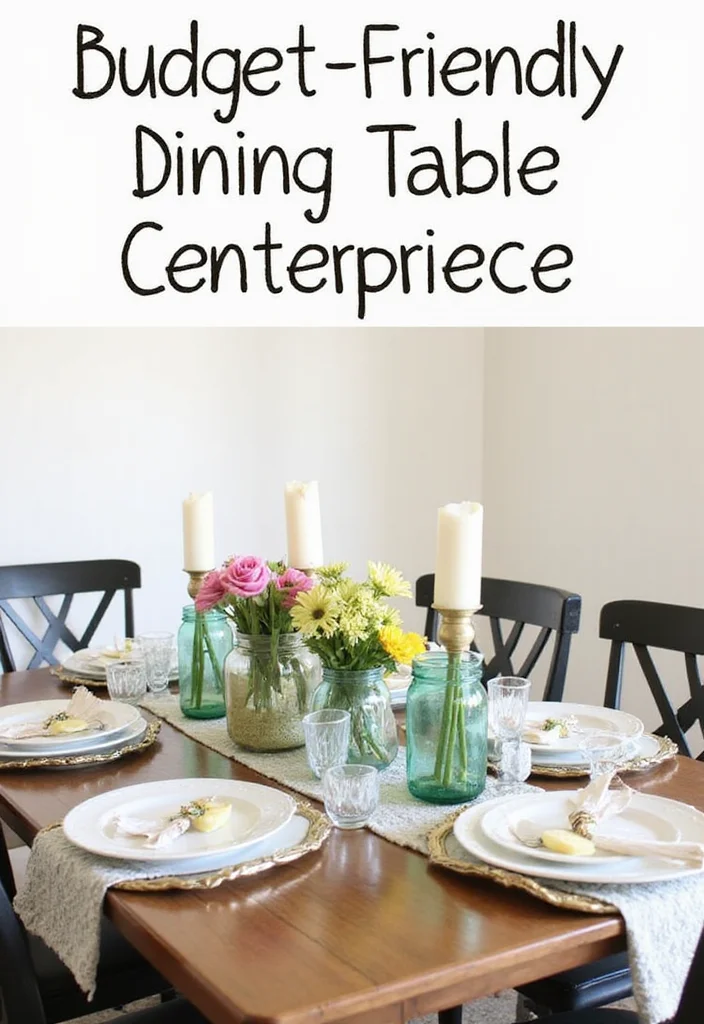 Dollar Tree Home Decor Ideas DIY: A Budget-Friendly Guide with 17 Creative Styling Inspirations - 13. Budget-Friendly Table Centerpieces