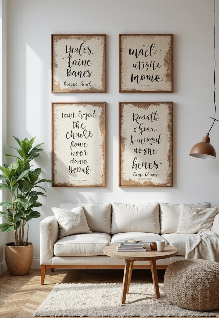 Dollar Tree Home Decor Ideas DIY: A Budget-Friendly Guide with 17 Creative Styling Inspirations - 7. Rustic Wooden Signs