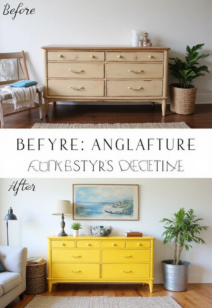 Goodwill Finds Thrifting Home Decor: A Treasure-Hunt Guide with 18 Upcycled Inspirations - 2. Upcycled Furniture: From Drab to Fab