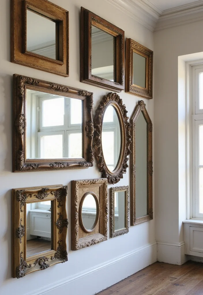 Goodwill Finds Thrifting Home Decor: A Treasure-Hunt Guide with 18 Upcycled Inspirations - 5. Old Mirrors: Reflecting Style