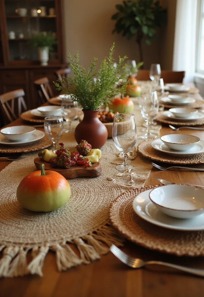 Home Decor Gifts for Diwali: A Festive Guide with 17 Thoughtful Gifting Inspirations - 3. Natural Fiber Table Runner