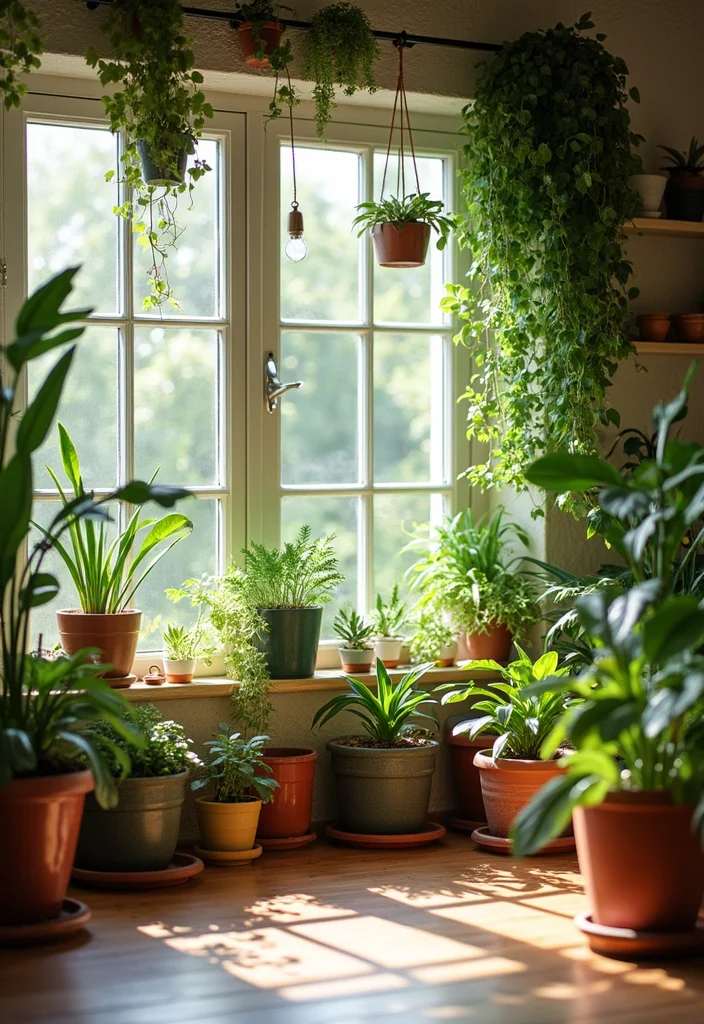 Home Decor Ideas Indian Style: A Vibrant Guide with 19 Cultural Interior Inspirations - 14. Plants and Greenery