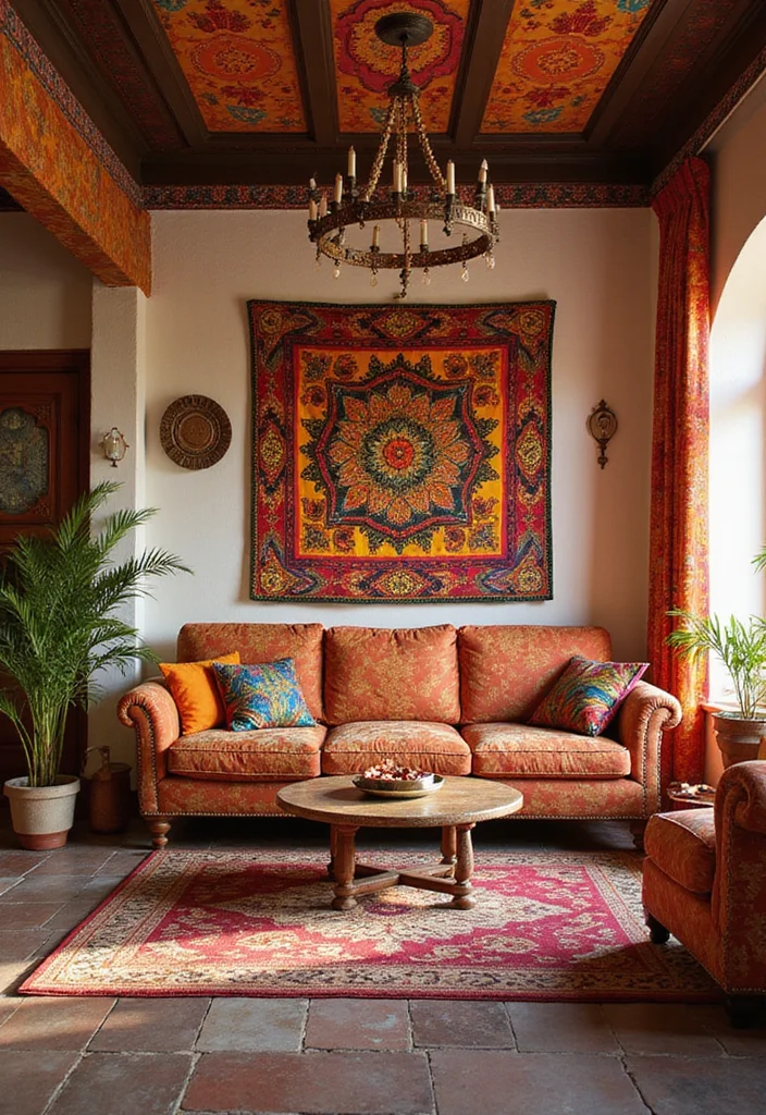 Home Decor Ideas Indian Style: A Vibrant Guide with 19 Cultural Interior Inspirations - 15. Cultural Themed Decor
