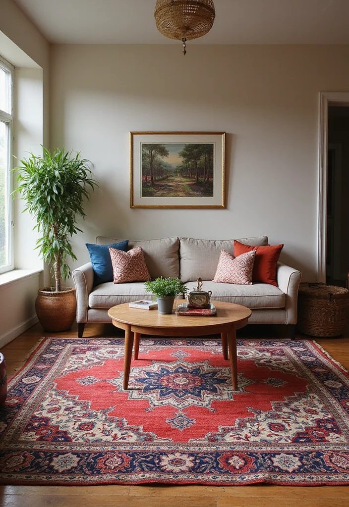 Home Decor Ideas Indian Style: A Vibrant Guide with 19 Cultural Interior Inspirations - 2. Handwoven Rugs