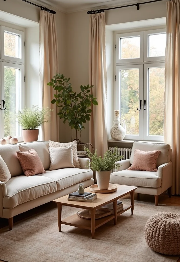 Home Decor Inspiration Living Room: A Comfort-Driven Guide with 18 Cozy Styling Inspirations - 17. Seasonal Decor Changes