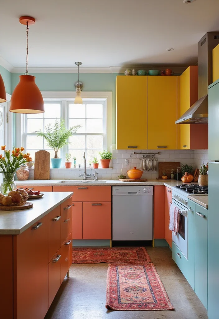 Home Decor Trends Interiors: A Forecast Guide with 19 Fresh Design Inspirations - 12. Colorful Kitchen Designs